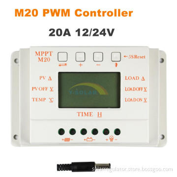 20A Solar Lighting charge controller LCD M20